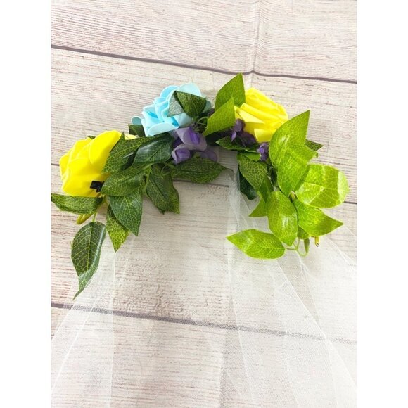 Vintage Floral Women's Lace Wedding Veil Head Peice - OS - Picture 6 of 8